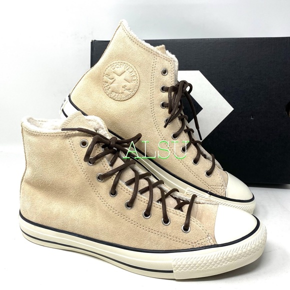 Converse Ctas Suede High Top light Bisque Suede W - Picture 6 of 9